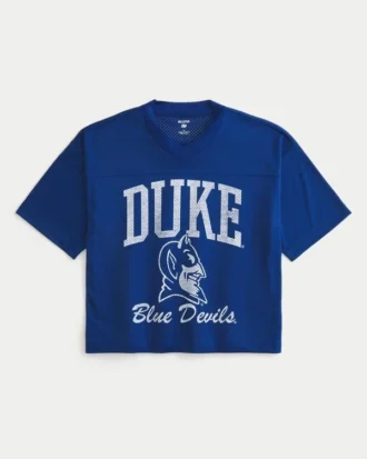Duke University Blue Devils fotbollströja med tryck