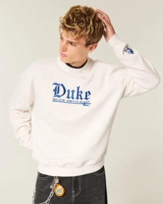 Duke University Blue Devils grafisk crew-tröja