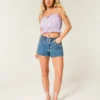 Easy Crop Strapless Lace Inset Tube Top