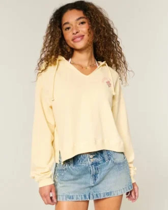 Easy Solana Springs grafisk hoodie