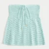 Enkel, axelbandslös babydoll-top i virkad stil Enkel, axelbandslös babydoll-top i virkad stil