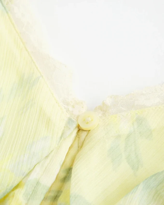 Enkel babydoll-top i chiffong
