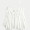 Enkel babydoll-top med nitar Enkel babydoll-top med nitar