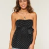 Enkel babydoll-top utan axelband Enkel babydoll-top utan axelband