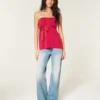 Enkel babydoll-top utan axelband Enkel babydoll-top utan axelband