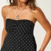 Enkel babydoll-top utan axelband Enkel babydoll-top utan axelband
