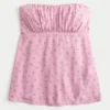 Enkel babydoll-top utan axelband Enkel babydoll-top utan axelband