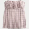 Enkel babydoll-top utan axelband Enkel babydoll-top utan axelband