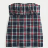 Enkel babydoll-top utan axelband Enkel babydoll-top utan axelband