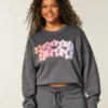 Enkel sweatshirt med logotyp