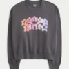 Enkel sweatshirt med logotyp