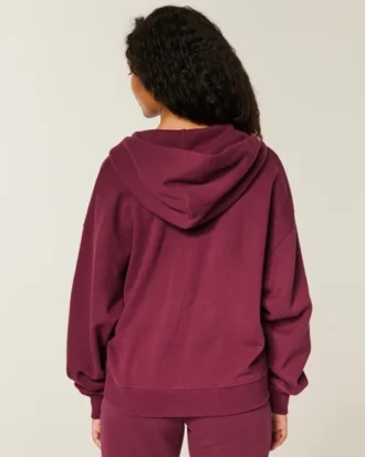 Enklaste hoodie med dragkedja