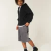 Flame Graphic Super Baggy Denim Painter Shorts Flame Graphic Super Baggy Denim Painter Shorts