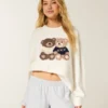 Flanellshorts med volanger Flanellshorts med volanger