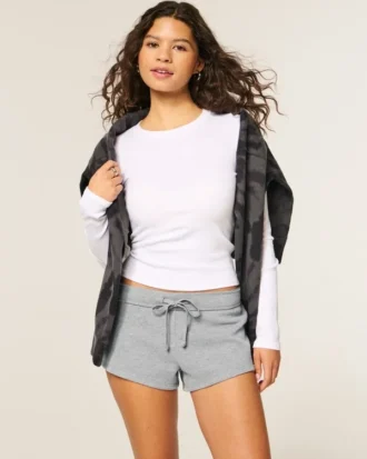 Fleece-minishorts