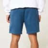 Fleece-shorts med ikon ovanför knäet