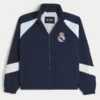 Fleecefodrad Real Madrid CF-träningsjacka med tryck Fleecefodrad Real Madrid CF-träningsjacka med tryck