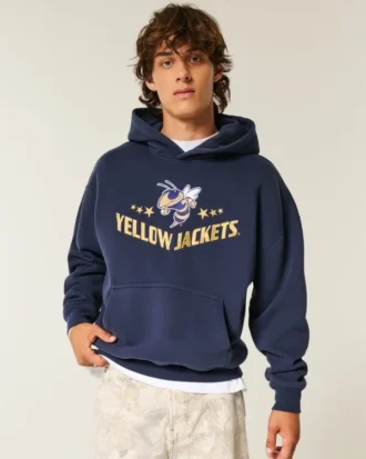 Georgia Tech Yellow Jackets grafisk hoodie