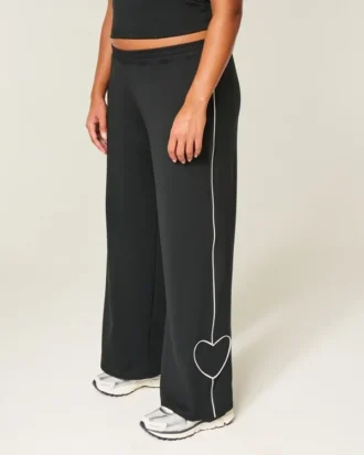 Gilly Hicks Active Recharge baggybyxor med hjärtformade spetsar