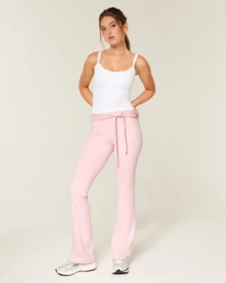 Gilly Hicks Active Recharge Boot Leggings med knytmidja
