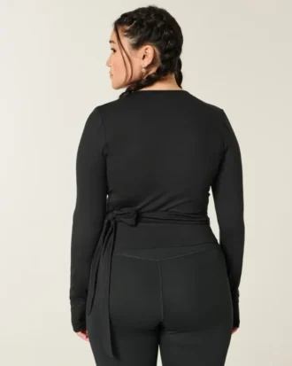 Gilly Hicks Active Recharge långärmad wrap-top Gilly Hicks Active Recharge långärmad wrap-top