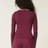 Gilly Hicks Active Tipped Wrap Top Gilly Hicks Active Tipped Wrap Top