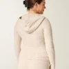 Gilly Hicks kabelstickad hoodie med dragkedja Gilly Hicks kabelstickad hoodie med dragkedja