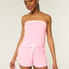 Gilly Hicks Mysig strapless waffle-onesie