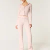 Gilly Hicks Sweater-Knit Straight Pants Gilly Hicks Sweater-Knit Straight Pants