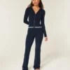 Gilly Hicks Tröja-stickad vikbar bootcut-byxa