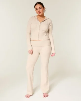Gilly Hicks Tröja-stickad vikbar bootcut-byxa