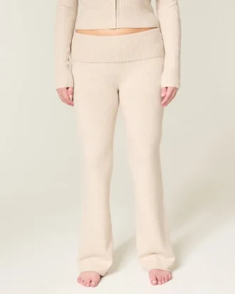 Gilly Hicks Tröja-stickad vikbar bootcut-byxa