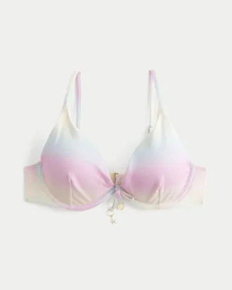 Glittrande bikinitopp med bygel
