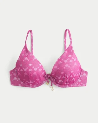 Glittrande bikinitopp med bygel