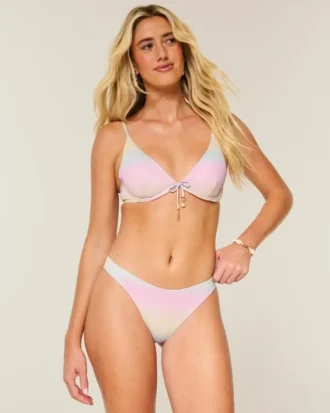 Glittrande högskuren bikiniunderdel