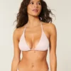 Glittrande multi-way triangelbikinitopp