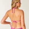 Glittrande multi-way triangelbikinitopp