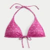 Glittrande multi-way triangelbikinitopp