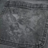 Grå baggy jeans med hjärtmotiv Grå baggy jeans med hjärtmotiv