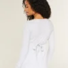 Henley Babydoll-top med enkel knytning bak