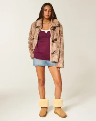 Henley Babydoll-top med enkel knytning bak