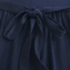 Henley Babydoll-top med knytband bak