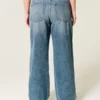 Högmidjade baggy jeans