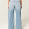 Högmidjade baggy jeans i medium tvätt Högmidjade baggy jeans i medium tvätt