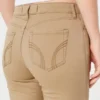 Högmidjade super skinny-byxor i khaki
