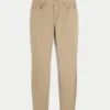 Högmidjade super skinny-byxor i khaki