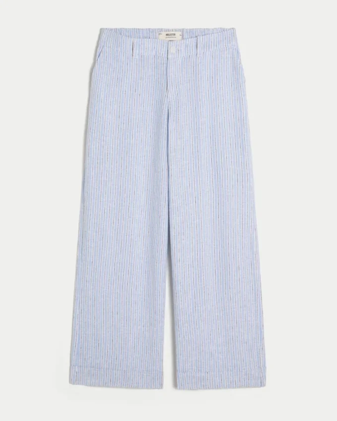 Hollister Livvy Lågmidjade byxor med vida ben