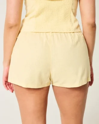 Hollister Livvy Lågmidjade shorts i linneblandning Hollister Livvy Lågmidjade shorts i linneblandning