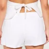 Hollister Livvy Lågmidjade shorts i linneblandning 3″