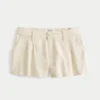 Hollister Livvy Lågmidjade shorts i linneblandning 3″